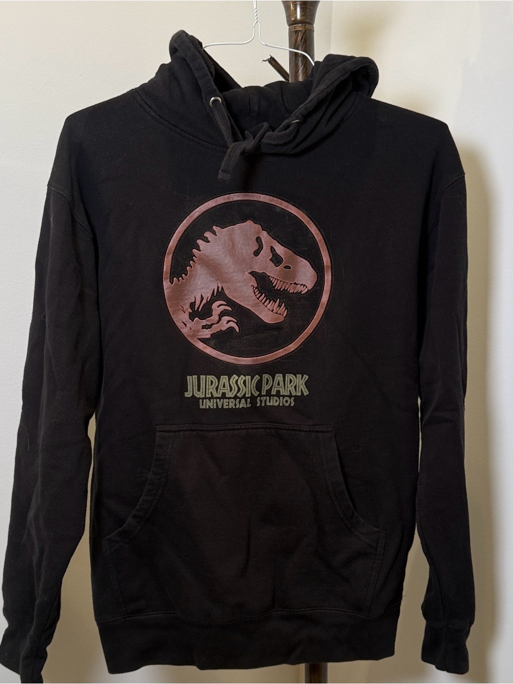 Jurassic Park Universal Studios Black Logo Hoodie